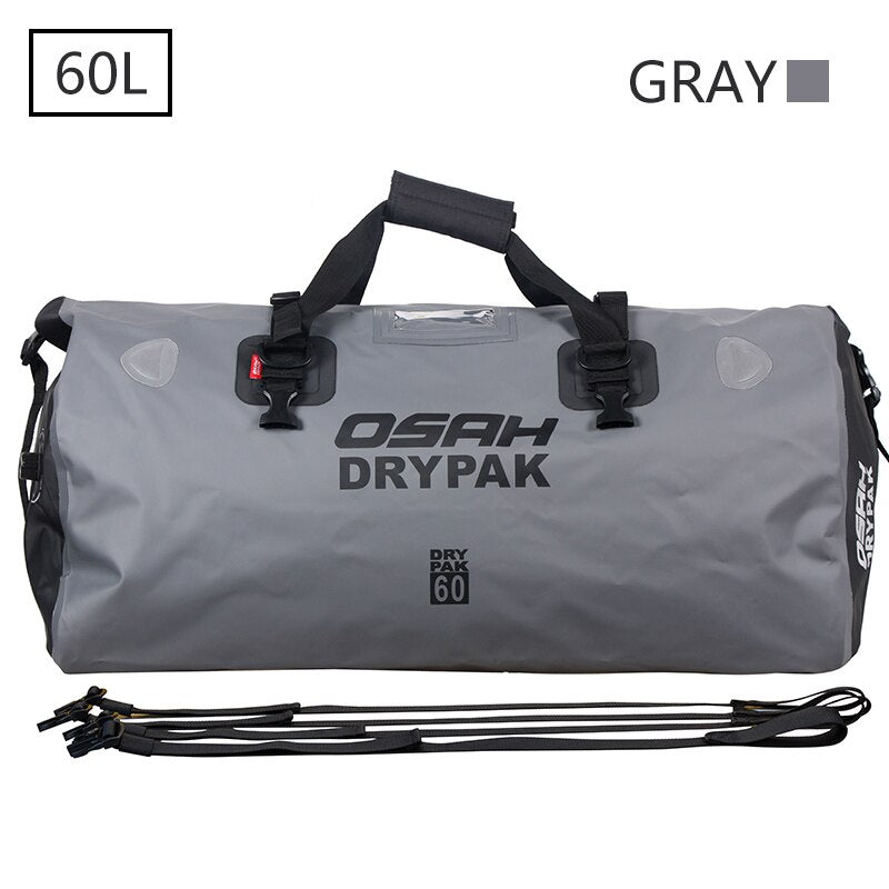 Motorcycle 60L Waterproof Tail Dry Bag 60l-gray by HitMyNeed