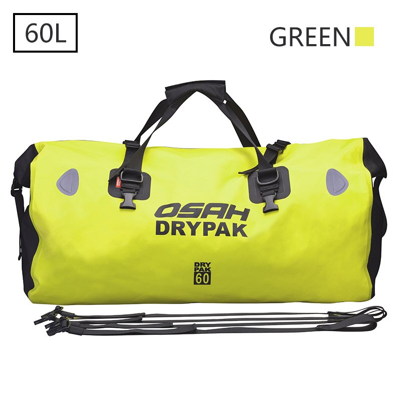 Motorcycle 60L Waterproof Tail Dry Bag 60l-green by HitMyNeed