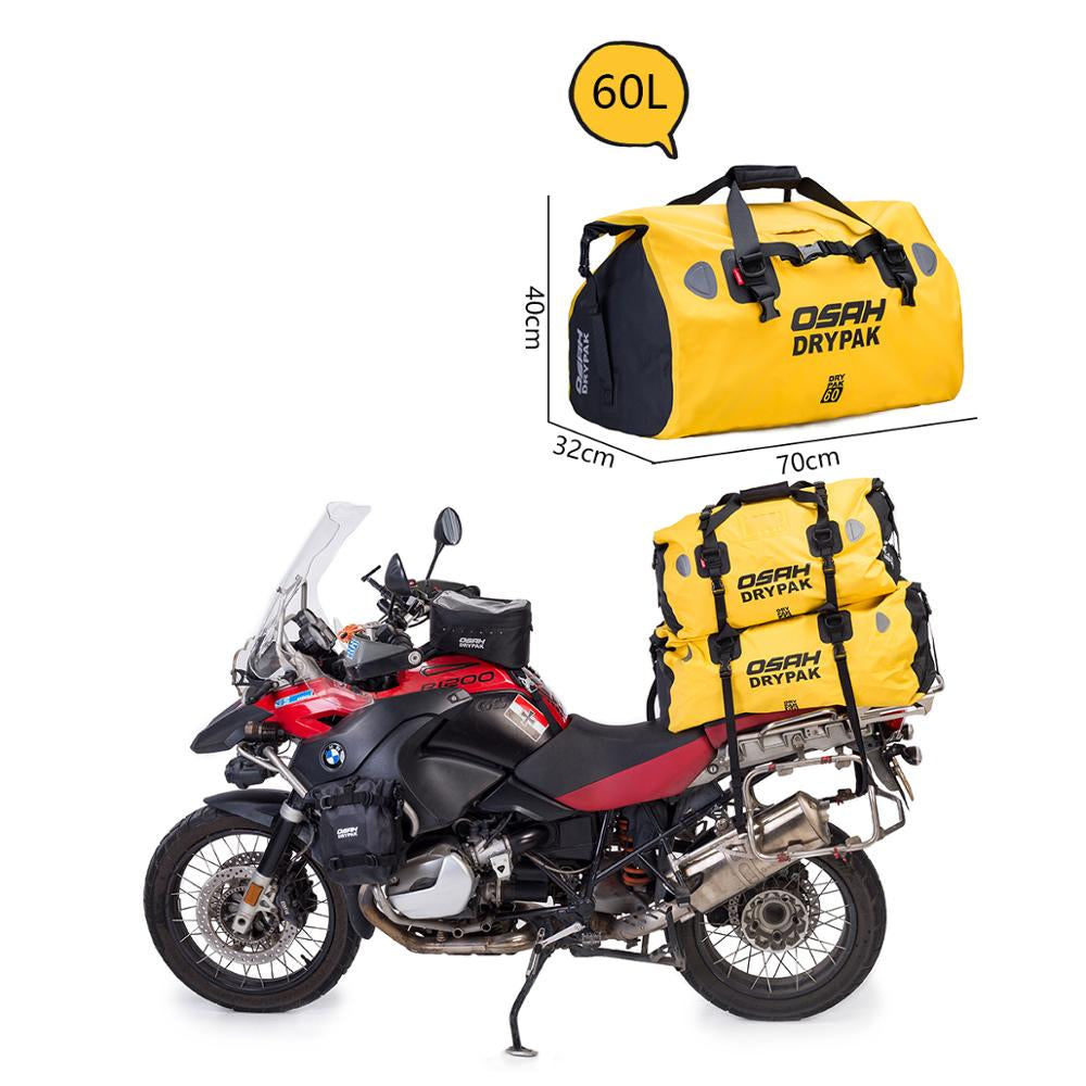 Motorcycle 60L Waterproof Tail Dry Bag by HitMyNeed