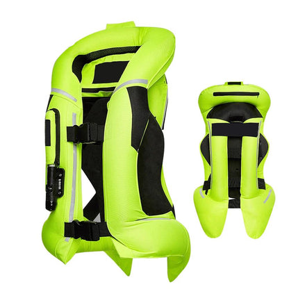 Motorcycle Airbag Vest with CE Back Protector by HitMyNeed