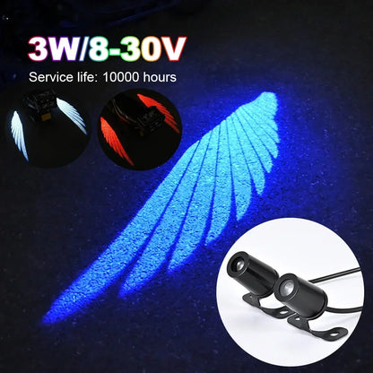 Motorcycle Angel Wings LED Projection Lights 2PCS by HitMyNeed