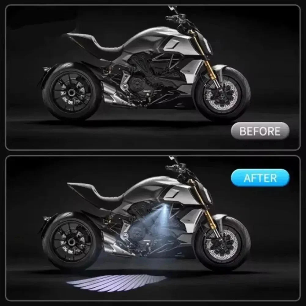 Motorcycle Angel Wings LED Projection Lights 2PCS by HitMyNeed