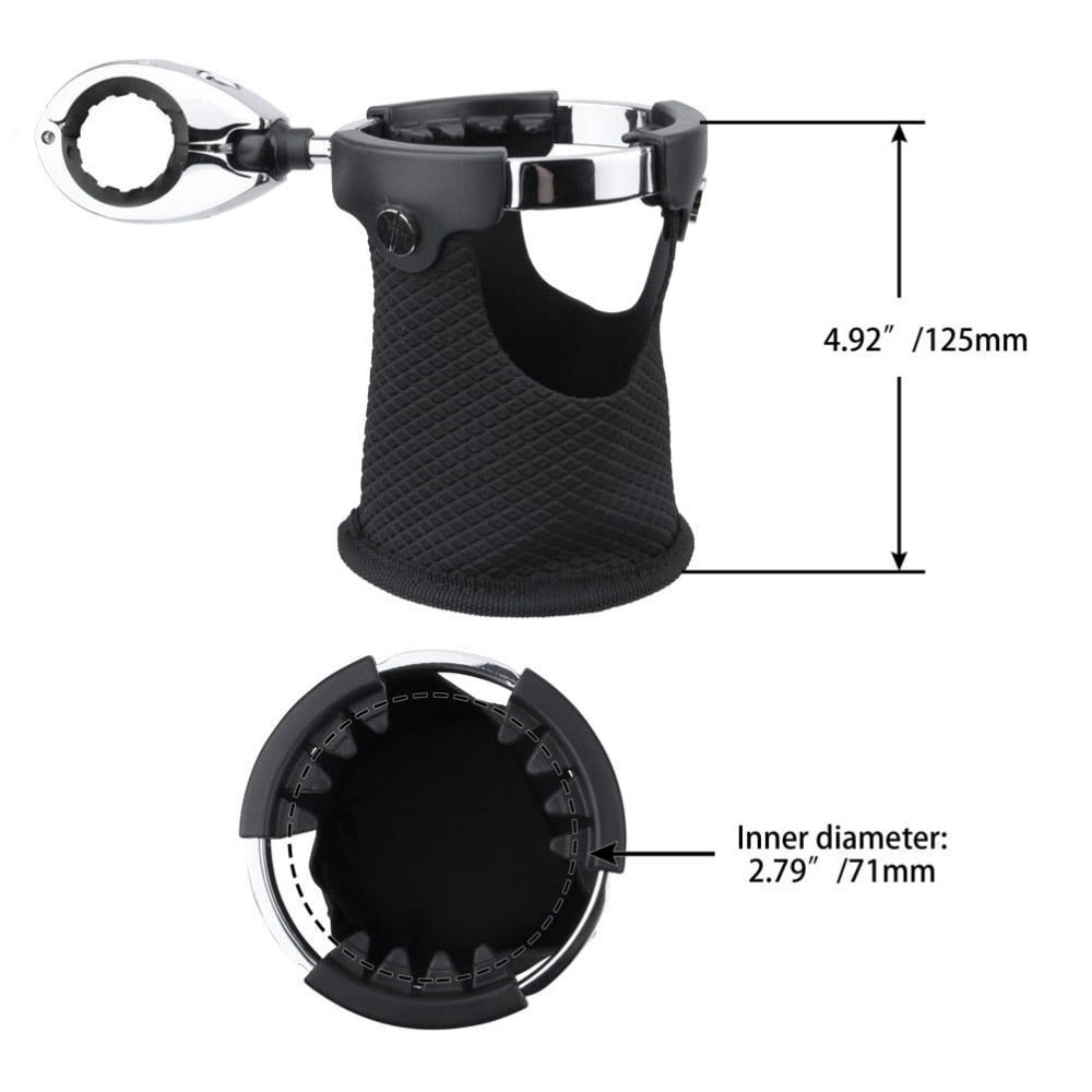 Motorcycle & Bicycle Cup Holder Drink Basket by HitMyNeed
