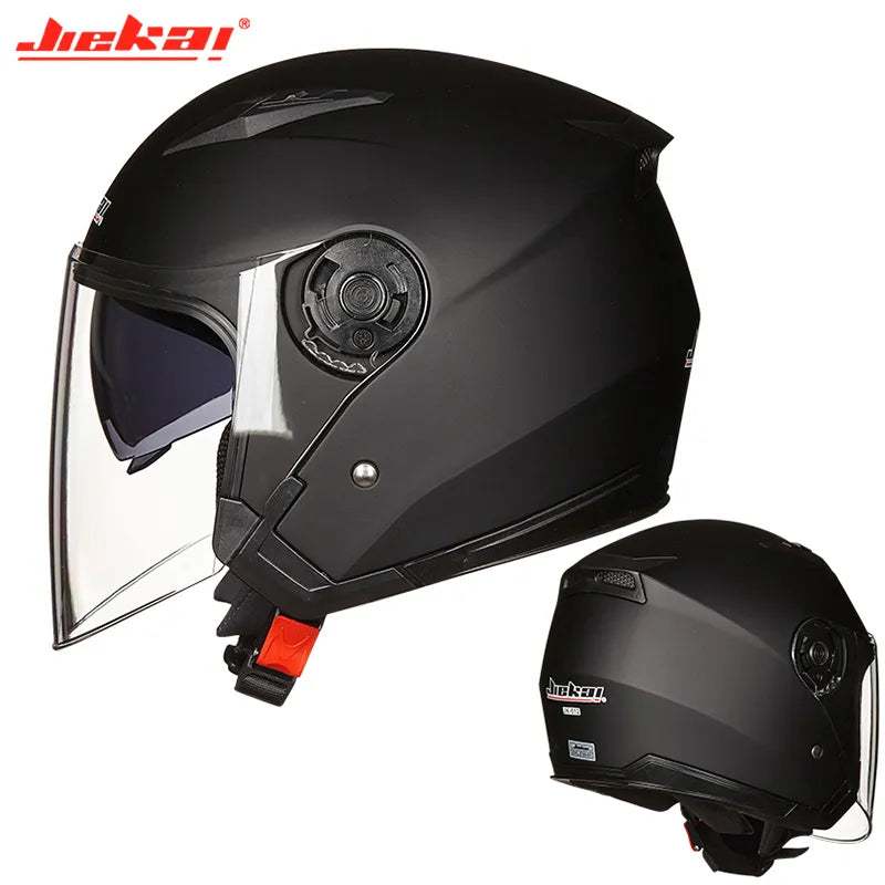 Motorcycle Half Helmet with Dual Sun Visor 2.0 m by HitMyNeed