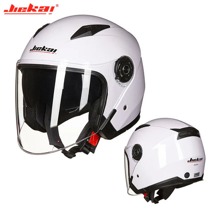 Motorcycle Half Helmet with Dual Sun Visor 3.0 m by HitMyNeed