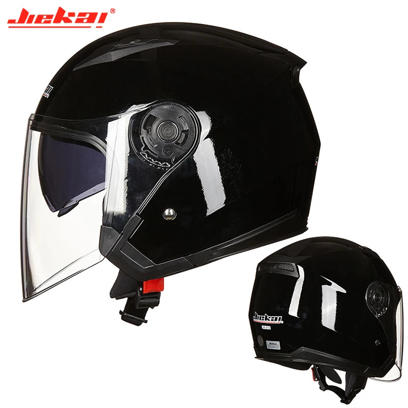 Motorcycle Half Helmet with Dual Sun Visor 5.0 m by HitMyNeed