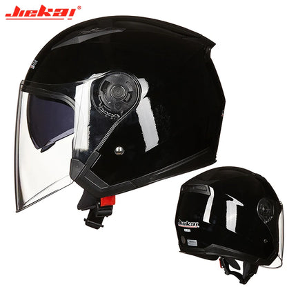 Motorcycle Half Helmet with Dual Sun Visor 5.0 m by HitMyNeed