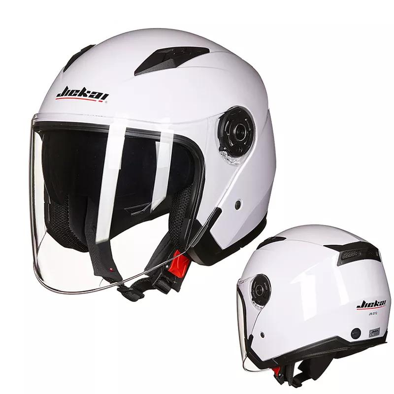 Motorcycle Half Helmet with Dual Sun Visor by HitMyNeed