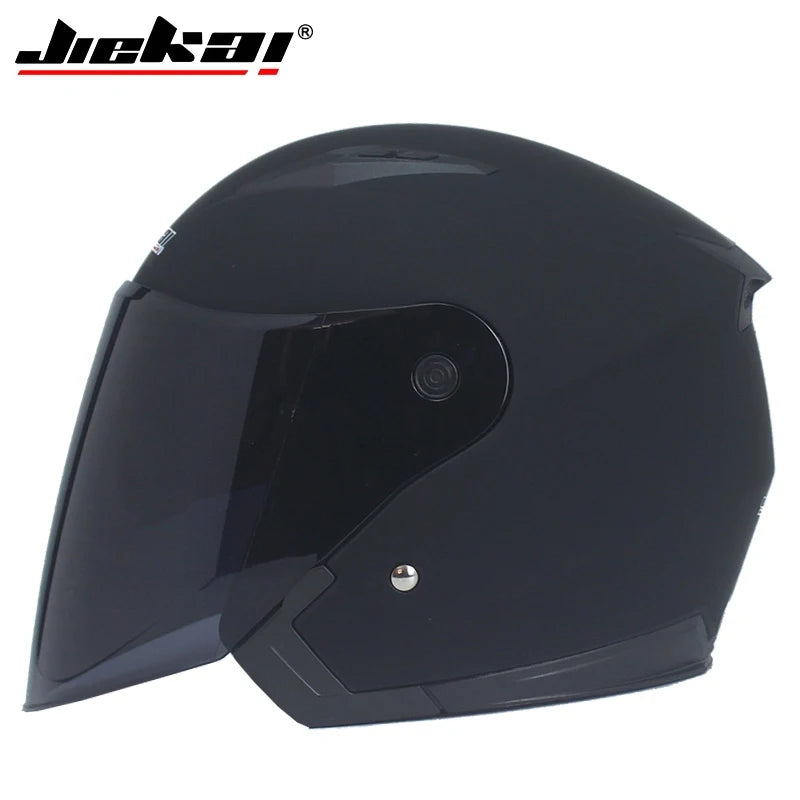 Motorcycle Half Helmet with Dual Sun Visor b5 m by HitMyNeed