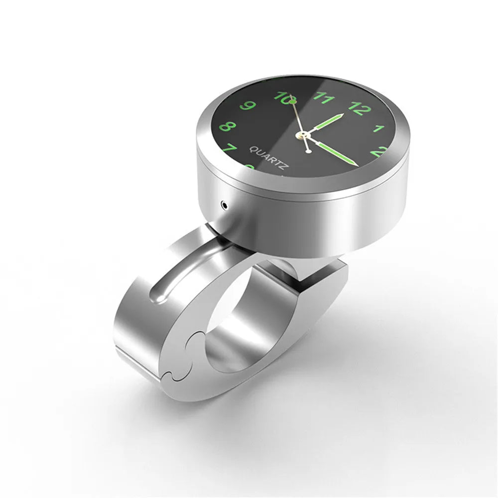 Motorcycle Handlebar Clock Stainless Steel Waterproof by HitMyNeed