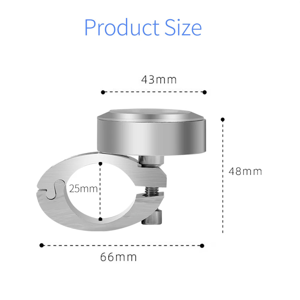 Motorcycle Handlebar Clock Stainless Steel Waterproof by HitMyNeed