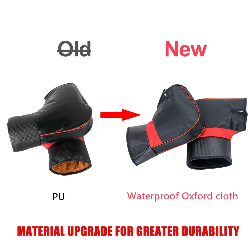 Motorcycle Handlebar Muffs Winter Rainproof Gloves by HitMyNeed