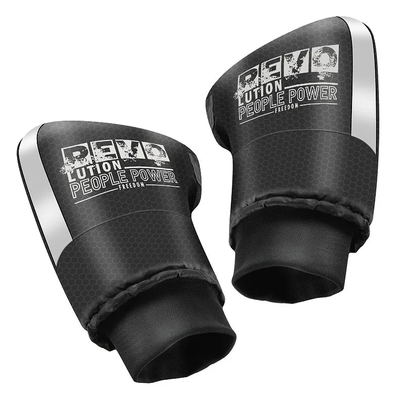 Motorcycle Handlebar Muffs Winter Rainproof Gloves white by HitMyNeed