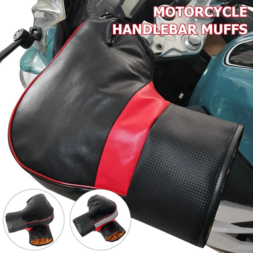 Motorcycle Handlebar Muffs Winter Waterproof Covers by HitMyNeed