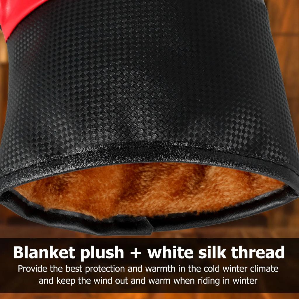 Motorcycle Handlebar Muffs Winter Waterproof Covers by HitMyNeed