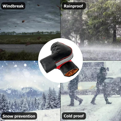 Motorcycle Handlebar Muffs Winter Waterproof Covers by HitMyNeed