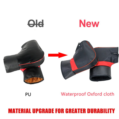 Motorcycle Handlebar Muffs Winter Waterproof Covers by HitMyNeed