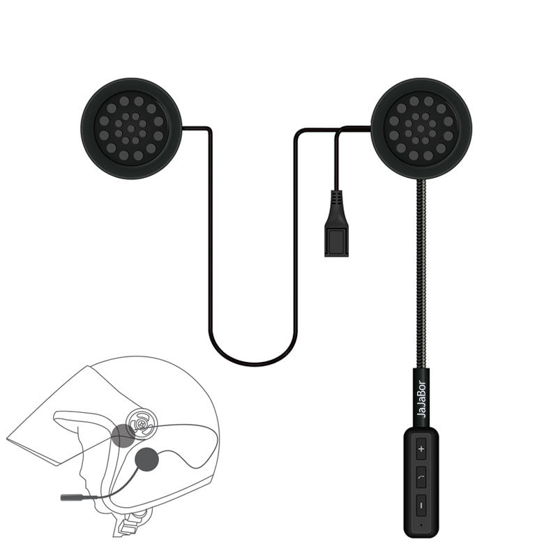 Motorcycle Helmet Bluetooth Headphones with Mic by HitMyNeed