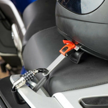 Motorcycle Helmet Lock with 3-Digit Combination Code by HitMyNeed