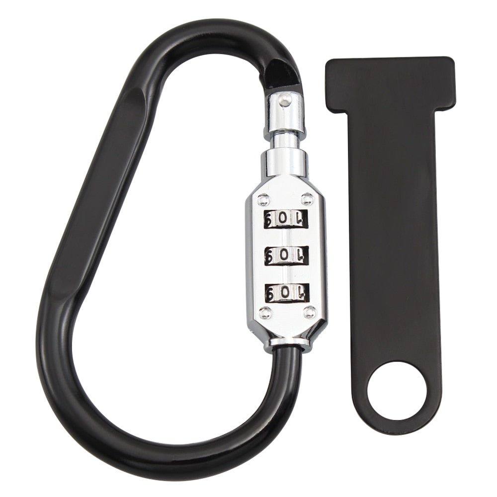 Motorcycle Helmet Lock with 3-Digit Combination Code by HitMyNeed