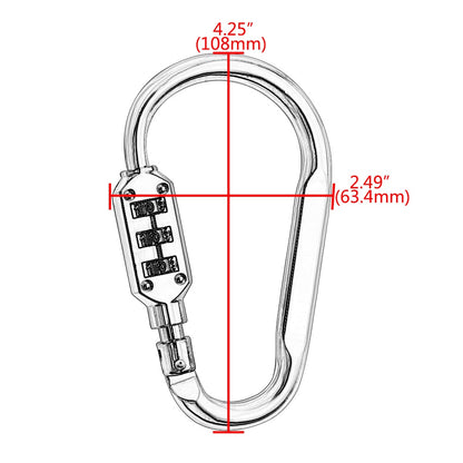 Motorcycle Helmet Lock with 3-Digit Combination Code by HitMyNeed