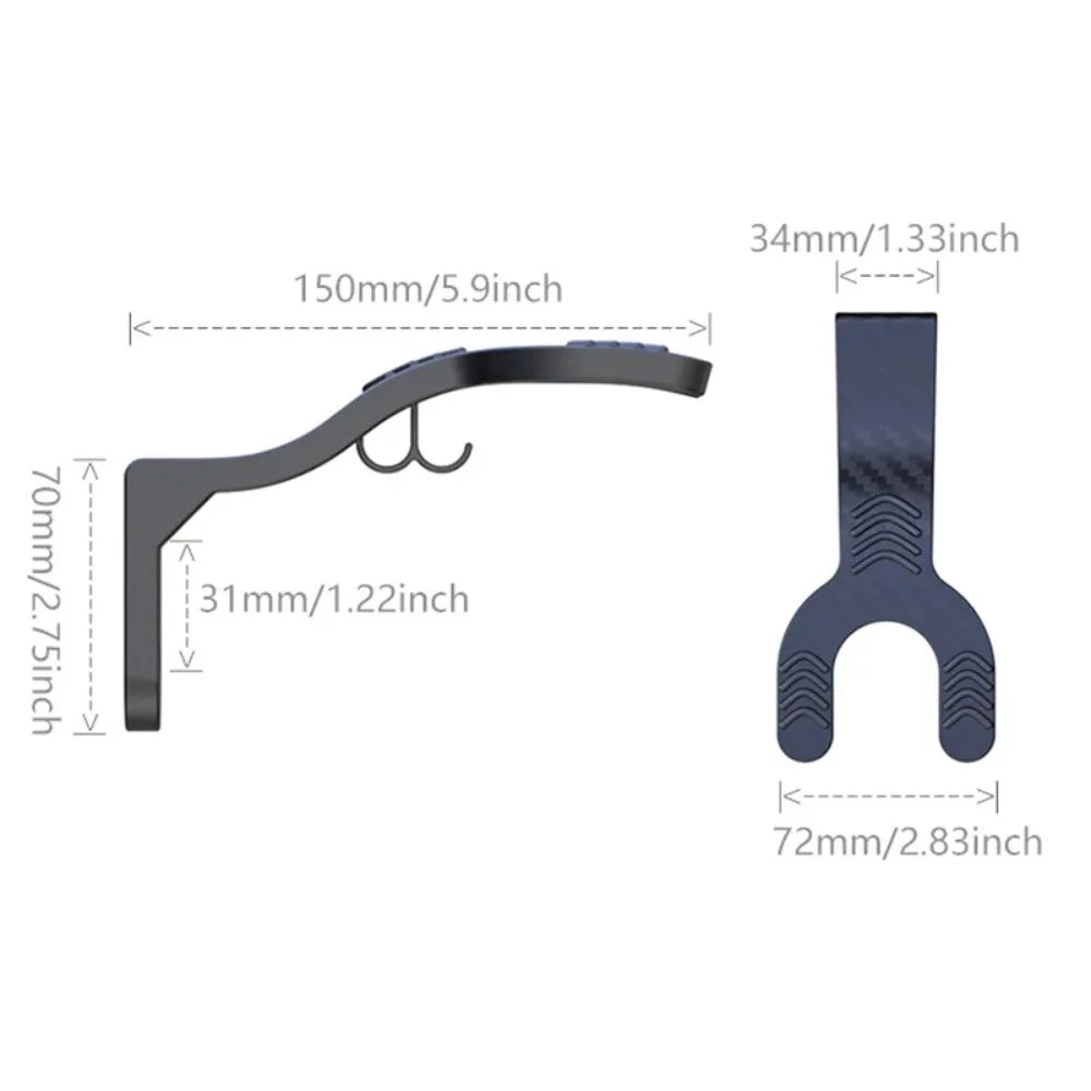 Motorcycle Helmet Wall Hook Rack Multipurpose Hanger by HitMyNeed