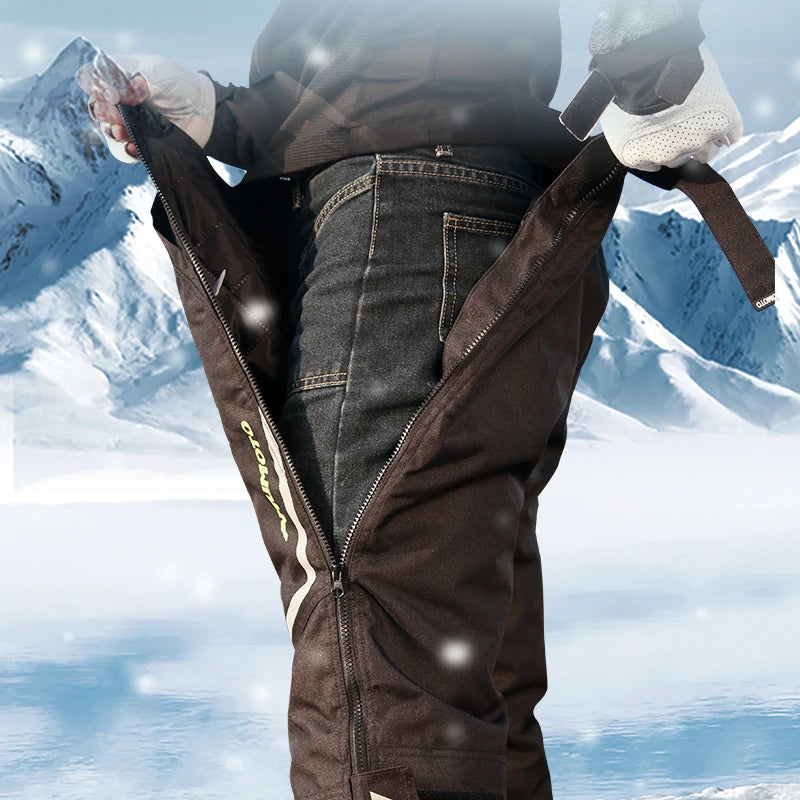 Motorcycle Quick-Release Waterproof Thermal Pants xl by HitMyNeed