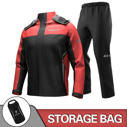 Motorcycle Rain Suit Jacket & Pants for Heavy Rain 0903-red xxxl by HitMyNeed