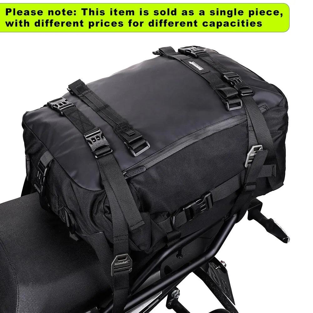 Motorcycle Rear Seat Waterproof Bag 10L 20L 30L by HitMyNeed