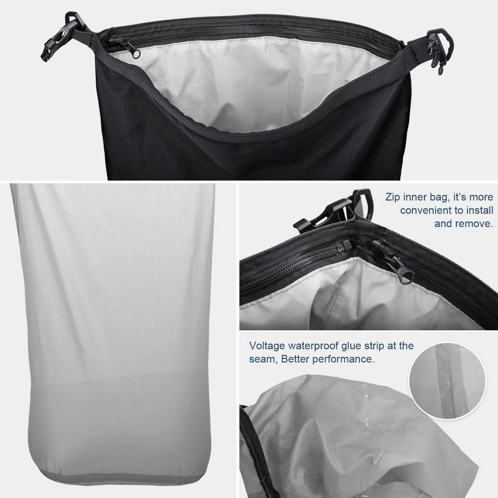 Motorcycle Rear Seat Waterproof Bag 10L 20L 30L by HitMyNeed