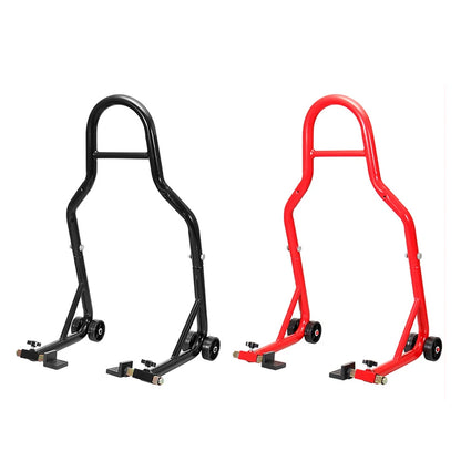 Motorcycle Rear Wheel Stand Black/Red 500kg Steel by HitMyNeed