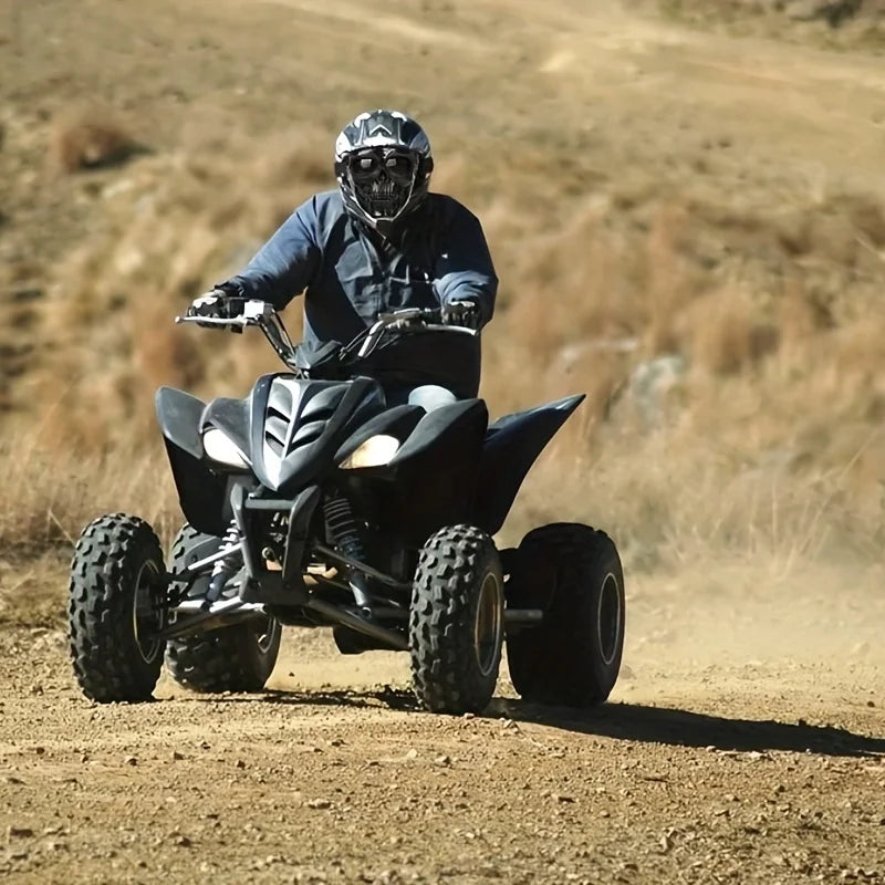 Motorcycle Skull Mask with Windproof Riding Goggles by HitMyNeed
