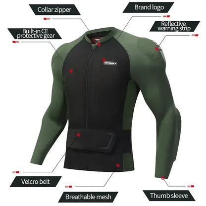 Motorcycle Soft Armor Motocross Protective Jacket by HitMyNeed