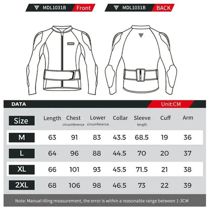 Motorcycle Soft Armor Motocross Protective Jacket by HitMyNeed