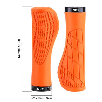 Mountain Bike Rubber Handlebar Grips (Pair) by HitMyNeed