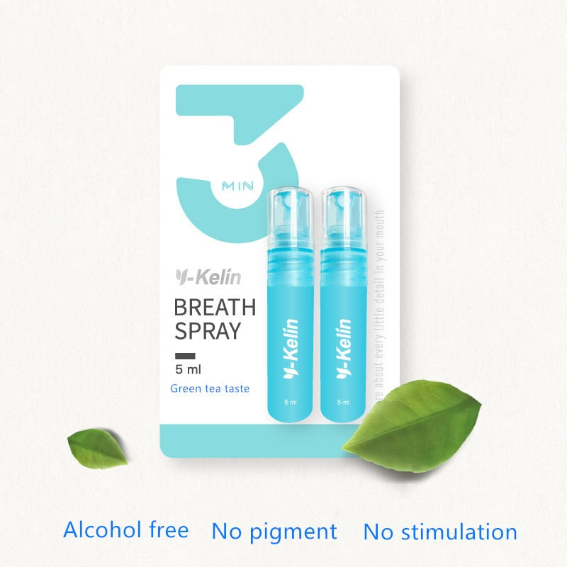 Mouth Freshener Spray 5ml (2 Pack) Mint & Green Tea by HitMyNeed