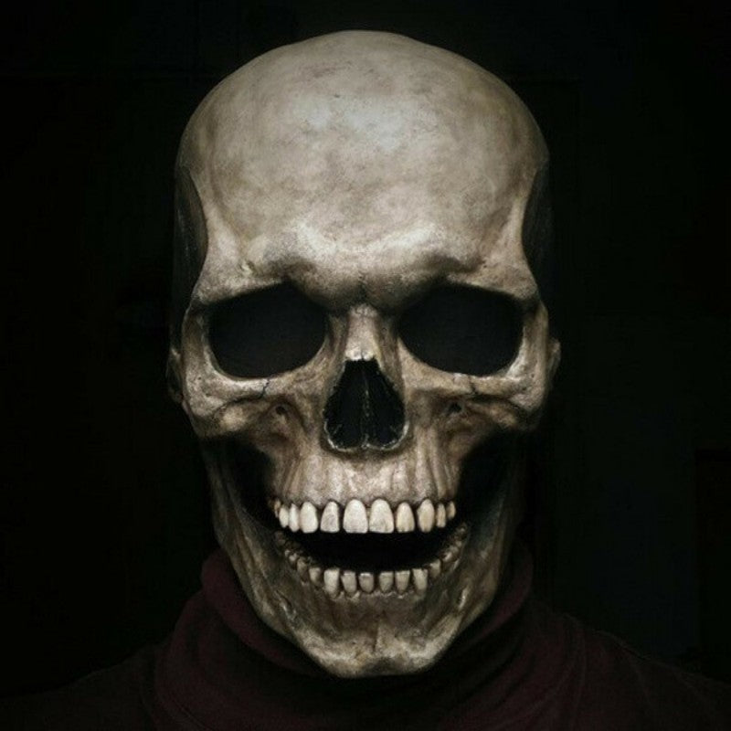 Movable Jaw Full Head Skull Mask for Adults by HitMyNeed