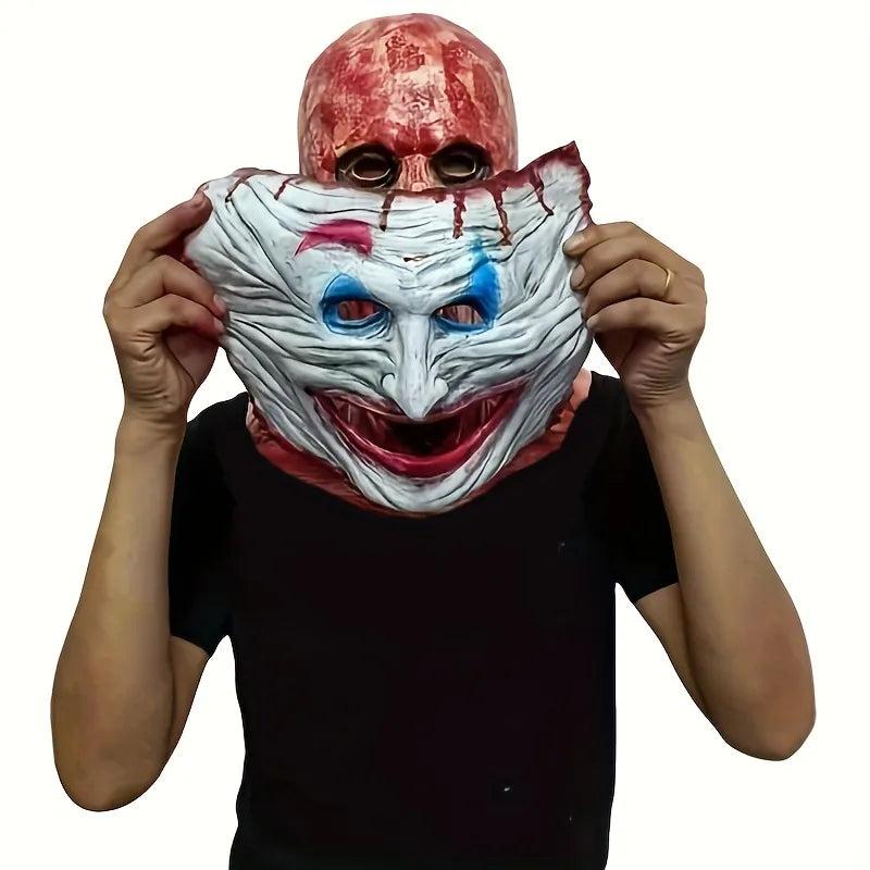 Moving Mouth Latex Horror Skull Mask for Adults by HitMyNeed