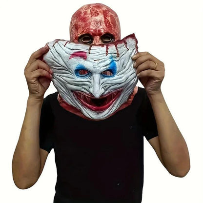 Moving Mouth Latex Horror Skull Mask for Adults by HitMyNeed