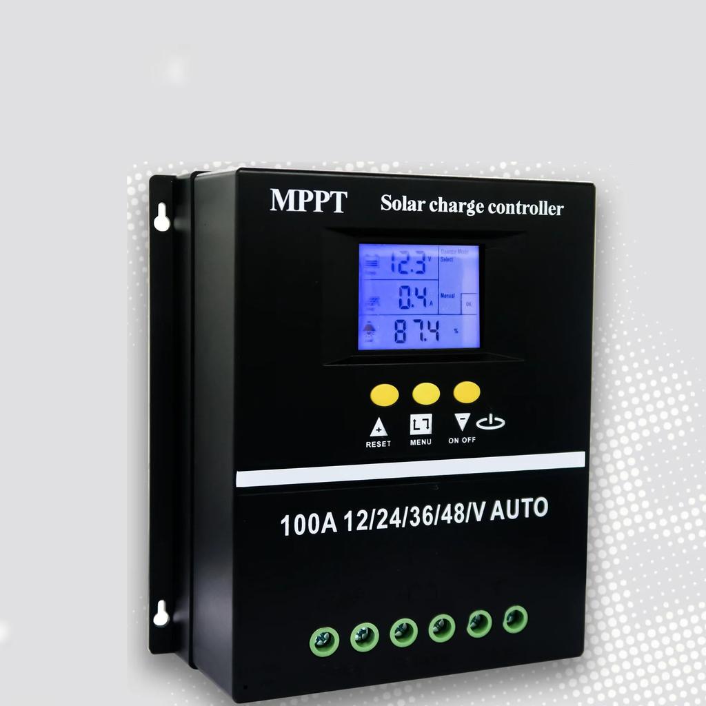 MPPT Solar Charge Controller 60-100A with Dual USB 100a by HitMyNeed