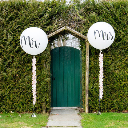 Mr and Mrs 36" Balloon Set - 2 Piece Latex Decor by HitMyNeed