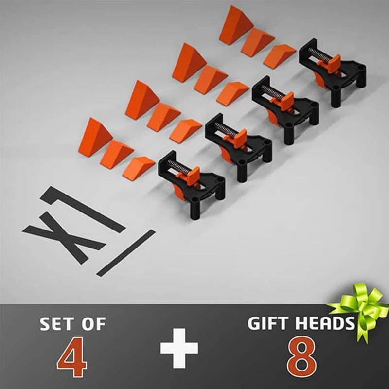 Multi Angle Woodworking Corner Clamps Set (4pcs) by HitMyNeed