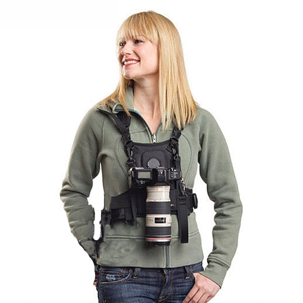 Multi-Camera Harness Vest for Professional Photographers by HitMyNeed