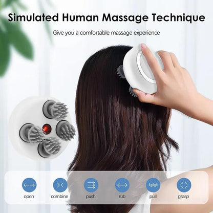 Multi-Claw Electric Head & Body Massager by HitMyNeed