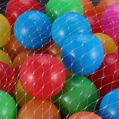 Multi-Color Ball Pit Balls 200 Piece Set with Bag by HitMyNeed