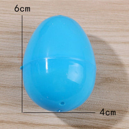 Multi-Color Plastic Egg Shells Set (12 Pieces) by HitMyNeed