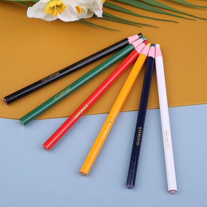 Multi Color Tailors Chalk Pencils Set (6 Pack) by HitMyNeed