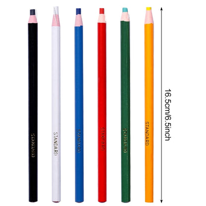 Multi Color Tailors Chalk Pencils Set (6 Pack) by HitMyNeed