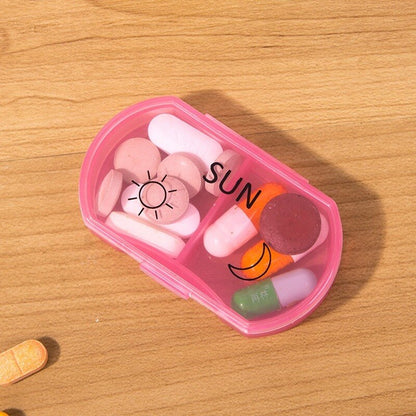 Multi Color Weekly Pill Holder Organizer by HitMyNeed
