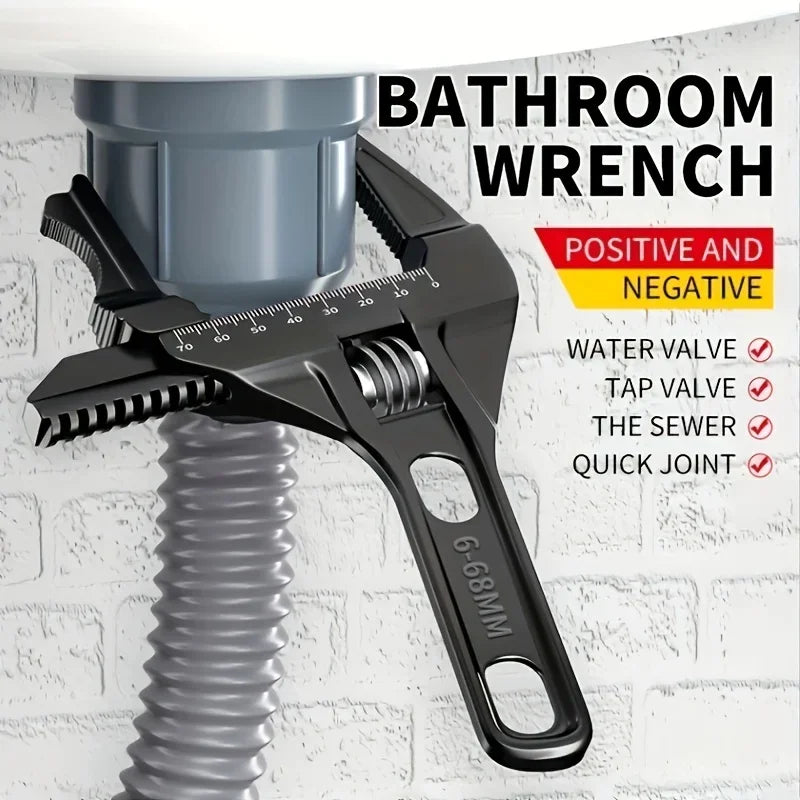 Multi‑Function Adjustable Aluminium Alloy Wrench 8-70mm by HitMyNeed